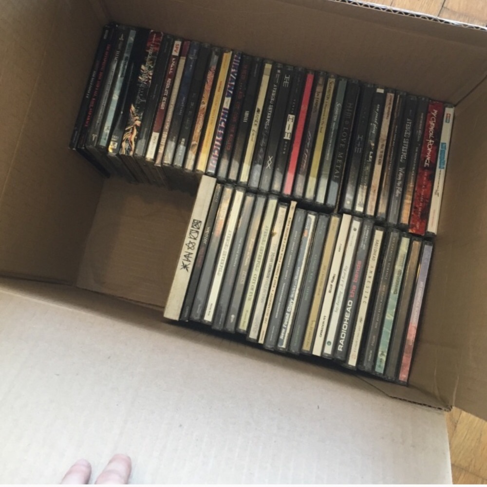 Lot of 56 cds metal emo punk grunge